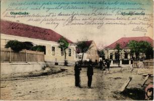 1922 Olaszliszka, Községi részlet, utca