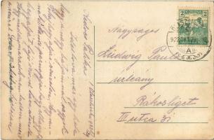 1922 Olaszliszka, Községi részlet, utca