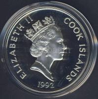 Cook szigetek 1992. 50$ Ag "Amerika 500 éve-Sacagaewa, Lewis és Clark" T:PP