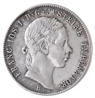 1852B 20kr Ag "Ferenc József" T:2 Adamo M11