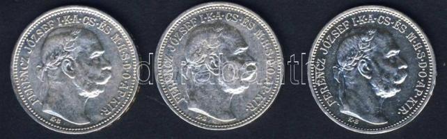 1912-14. 1K Ag (3x) T:2+,2