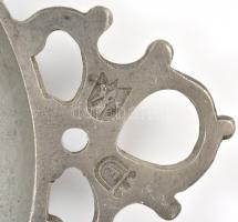 cca 1800 ón tálka, jelzett, 20×12 cm