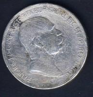 Ausztria 1908. 5K Ag "Jubileum" T:3