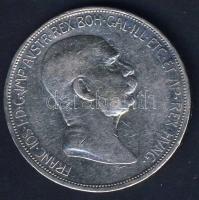 Ausztria 1908. 5K Ag "Jubileum" T:4