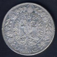 Ausztria 1909. 5K Ag "Jubileum" T:3 ph.