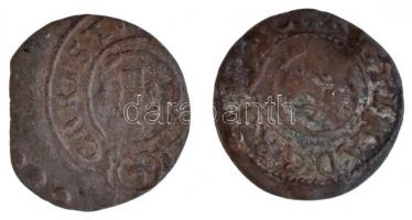 Livónia / Riga / Svéd megszállás ~1650. Solidus Ag "Krisztina" (2x) (0,49g/0,44g) T:2-
Li...