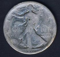 USA 1917. 1/2$ Ag "Walking" T:4