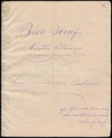 cca 1921 Bucsi József Harctéri költeményei a délvidékről. Szerbiai háborús emlékversek, nagyrészt gé...