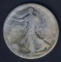 USA 1917. 1/2$ Ag "Walking" T:4