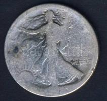 USA 1917. 1/2$ Ag "Walking" T:4