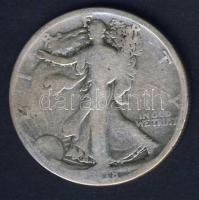 USA 1918S 1/2$ Ag "Walking" T:4