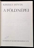 Kiszely István: A föld népei 1. Európa népei. Bp., 1979, Gondolat. Kiadói egészvászon-kötés, kiadói ...