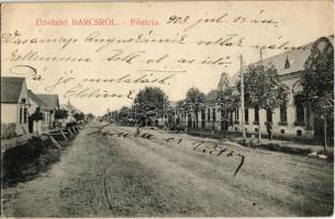1908 Barcs, Fő utca. Kremsner Mátyásné kiadása (EK)