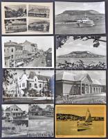 Kb 100 db kisalakú fekete-fehér képeslap az 50-es 60-as évekből sok Balatonnal