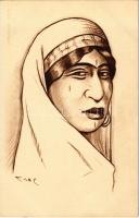 Algéria, Marokkó, Tunézia városképek, tájak, típusok, viseletek 56 db régi lap, érdekes anyag / ethn...