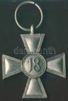 Német 3. Birodalom cca 1940. Szolgálati érdemérem a "Wehrmacht" részére 18 éves szolgálat ...