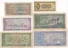 Románia 1966. 1L-100L (6xklf) T:III,III-
Romania 1966. 1 Leu - 100 Lei (6xdiff) C:F,VG
