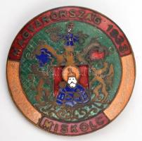 cca 1933 5 db cserkész kitűző és sapkajelvény, és egy Gödöllői Jamboree zománcozott fém gyűrű / cca ...