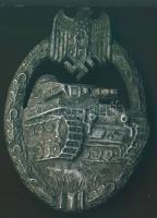 Német 3. Birodalom cca 1940-42. Páncélos kitüntetés későbbi utánzat T:2