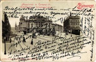 Budapest - 25 db régi városképes lap, közte 1 litho és pár Taussig lap / 25 pre-1945 town-view postcards, including 1 litho card