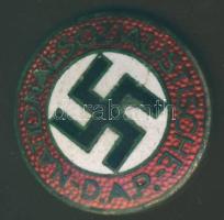 Német 3. Birodalom "NSDAP" pártkitűző zománcozott tű hátul letörve T:2(tűhiány)