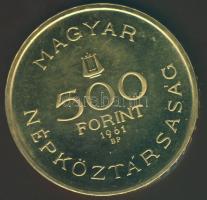1961. 500Ft Au "Bartók" T:P pici k. csak 2500db!