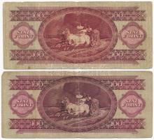 1949. 100Ft (2x) T:III,III- 
Adamo F28