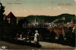 Brassó, Kronstadt, Brasov; Részlet az áttörésről, látkép / Partie vom Durchbruch / general view (EK)