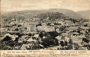 1905 Dés, Dej; Város látképe 9 sorozatban VIII. / general view