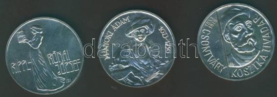 1977. Festőművész sor II. 3klf 200Ft Ag "Csontváry, Mányoki, Rippel-Rónai" T:BU eredeti dí...