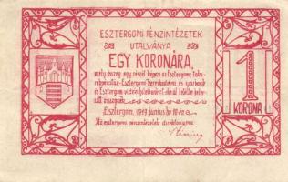 Esztergom 1919. 1K T:II