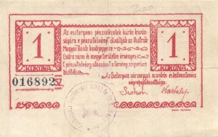 Esztergom 1919. 1K T:II