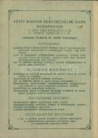 1940-42. Pesti Magyar Kereskedelmi Bank dekoratív takarékbetétkönyve