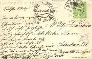 1914 Zenta, Senta; Adai utca, Dusán üzlete / street, shop (EK)