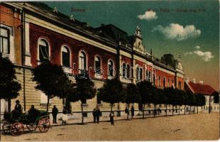 Zimony, Semlin, Zemun; M. kir posta, lovaskocsi / post office, horse cart