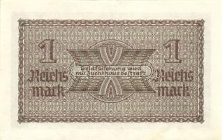 Német 3. Birodalom/Bankjegy a megszállt területek részére/Reichskreditkassenschein DN(1939) 1RM(2x) ...