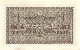 Német 3. Birodalom/Bankjegy a megszállt területek részére/Reichskreditkassenschein DN(1939) 1RM(2x) ...