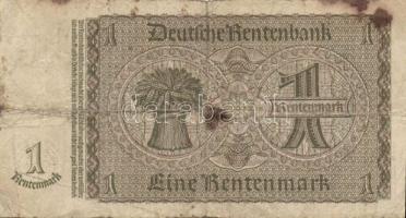 Német 3. Birodalom 1937. 1Rentenmark lila bélyegzővel T:III