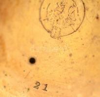 Jelzett niellós zománcozott ezüst zsebóratok. Szép állapotú zománccal / NIello silver pocket watch c...