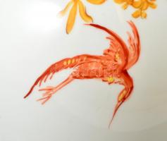 Potschappel váza, kézzel festett, jelzett, apró kopásnyomokkal, m:22 cm