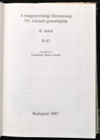 Gudenus János József: A magyarországi főnemesség XX. századi genealógiája II. kötet. K-O Bp., 1993, ...