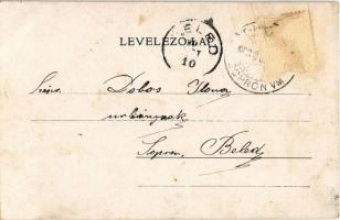 1903 Magyarkeresztúr, Magyar-Tóth-Keresztúr; Buben kastély, Római katolikus iskola és templom, Fő ut...