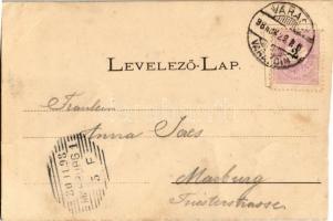 1898 Szombathely, Színház, Berzsenyi szobor, Evangélikus templom, Megyei Casino (kaszinó), Polgári é...