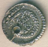 Római Császárság Valens 364-378. Siliqua korabeli hamisítvány(?) érvénytelenító lyukasztással T:3+ R...