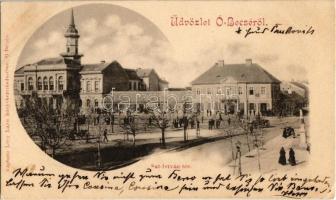 1901 Óbecse, Stari Becej; Szent István tér / square (EK)