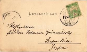 1901 Óbecse, Stari Becej; Szent István tér / square (EK)