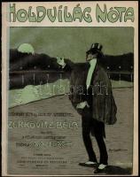 cca 1861-1900 3 db régi kotta (Holdvilág Nóta, Üstökös csárdás, Érzelgő 2 lassú és 3 lejtős)