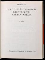 4 db könyv - Pribék Pál: Olaj tüzelés. + Morva Rezső: Fémek színezése áram nélkül. + Starrett Catalo...