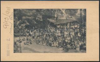 cca 1938 A karmelita szegényotthon fényképes adománykérő lapja