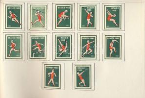 718 db magyar gyufacímke szépen feldolgozva lapokon sok érdekes témával